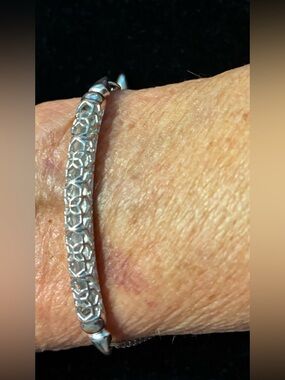 Kendra Scott Gilly Silver Filigree Adjustable Bracelet - Silver tone